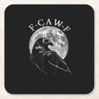 Corbeau F-Caw-F Oiseau Drôle Lune Gothique Humour