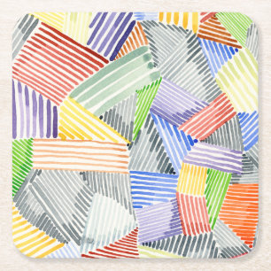 Dessous-de-verre Carré En Papier Couchet I