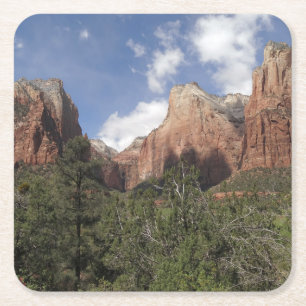 Dessous-de-verre Carré En Papier Cour des Patriarches II à Zion National Park