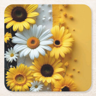 Dessous-de-verre Carré En Papier Couverture intelligente iPad Radiance Florale Baig