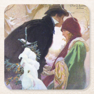 Dessous-de-verre Carré En Papier Couverture internationale de Hearst, Alphonse Much