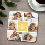 Dessous-de-verre Carré En Papier Créez votre propre collection de photos - 6 photos<br><div class="desc">Utilisez jusqu'à six photos carrés pour créer un cadeau unique et personnel. Si vous avez besoin d'ajuster les images,  cliquez sur l'outil personnaliser pour apporter des modifications.</div>