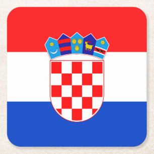 Dessous-de-verre Carré En Papier Croatie