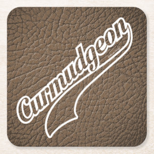 Dessous-de-verre Carré En Papier Curmudgeon