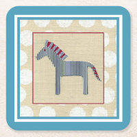 Cutout Zebra sur Arrière - plan crème