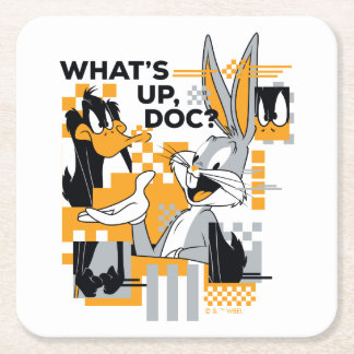 Dessous-de-verre Carré En Papier DAFFY DUCK™ & BUGS BUNNY™ Glitch