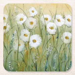 Dessous-de-verre Carré En Papier Daisy Spring I