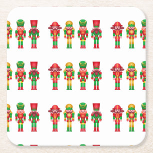 Dessous-de-verre Carré En Papier Décoration de Noël Casse-noisettes