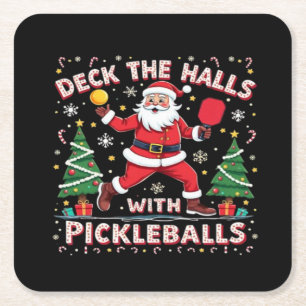 Dessous-de-verre Carré En Papier Découvrir Les Halls Avec Des Pickleballs