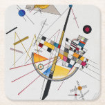 Dessous-de-verre Carré En Papier Délicate Tension N° 85, Wassily Kandinsky<br><div class="desc">Wassily Wassilyevich Kandinsky (16 décembre 1866 - 13 décembre 1944) était peintre et théoricien d'art russe. Né à Moscou, Kandinsky a passé son enfance à Odessa (aujourd'hui l'Ukraine), où il a obtenu son diplôme à l'école d'art Grekov Odessa. Il s'inscrit à l'Université de Moscou, où il étudie le droit et...</div>