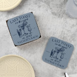 Dessous-de-verre Carré En Papier Dernier Toast Sur La Côte Beach Bachelorette Party<br><div class="desc">Tirez votre Dernier Toast On The Coast Beach Bachelorette Party avec l'exquis Dernier Toast On The Coast Carré Paper Dessous de verre. Cet accessoire de luxe personnalisé incarne l'essence d'un cocktail de célébration de club social, offrant une touche de sophistication à votre soirée de plage. Plongez dans le charme côtier...</div>