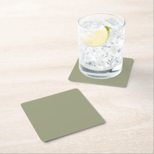 Dessous-de-verre Carré En Papier Design minimaliste de dessous de verre en papier v