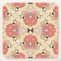 Design vintage fleuri et transparent pour motif.