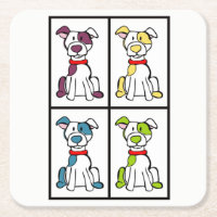 Dessin de chien mignon - race de taureaux