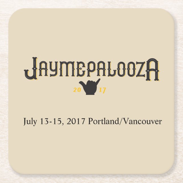 Dessous-de-verre Carré En Papier Dessous de verre (Devant)