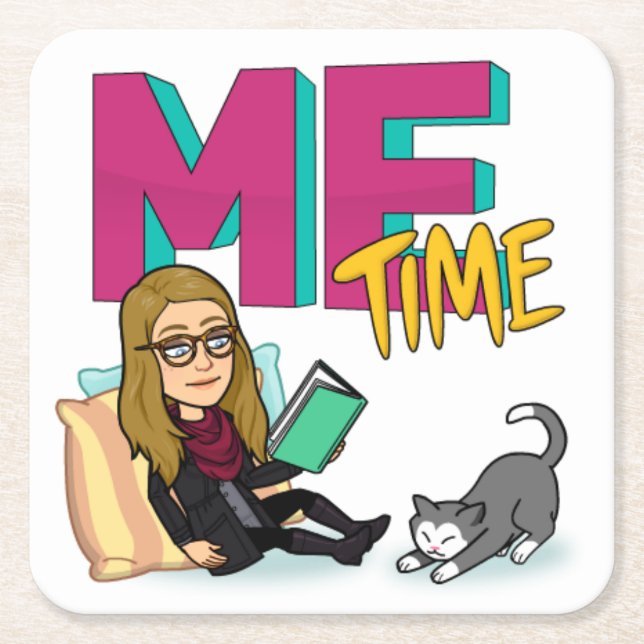 Dessous-de-verre Carré En Papier Dessous de verre (Devant)