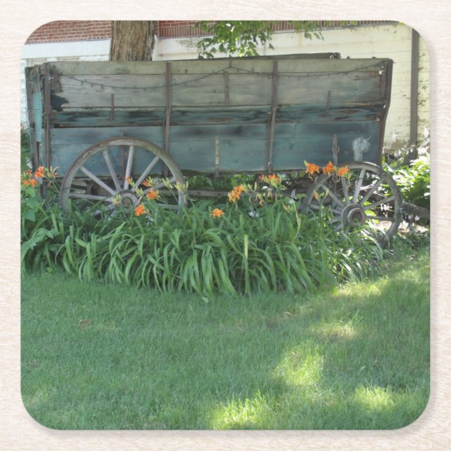 Dessous-de-verre Carré En Papier Dessous de verre (Devant)