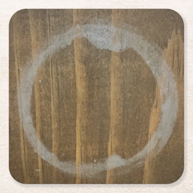 Dessous-de-verre Carré En Papier Dessous de verre à eau (Devant)