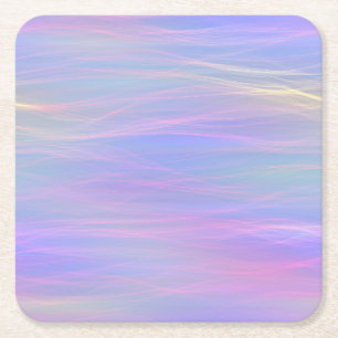 Dessous-de-verre Carré En Papier Dessous de verre arc-en-ciel