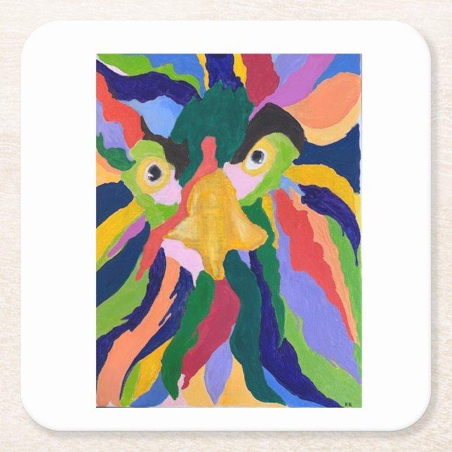 Dessous-de-verre Carré En Papier Dessous de verre avec Green Maurice (Devant)