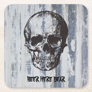Dessous-de-verre Carré En Papier Dessous de verre De Bière Pour L'Homme