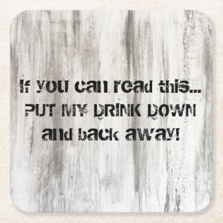 Dessous-de-verre Carré En Papier Dessous de verre de boissons de bière de carton