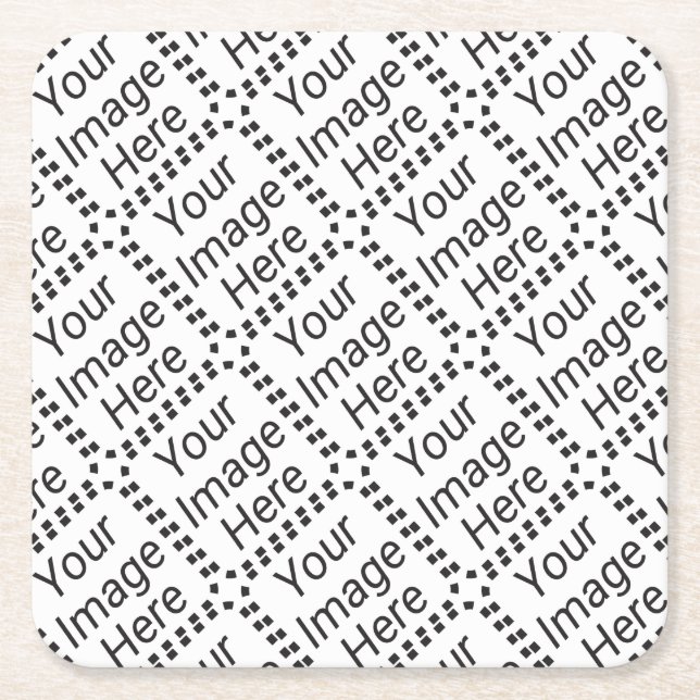 Dessous-de-verre Carré En Papier Dessous de verre de papier (carrelés) (Devant)