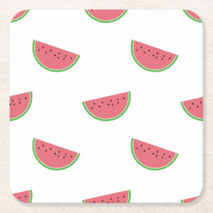 Dessous-de-verre Carré En Papier Dessous de verre de papier de la fête d'été Motif 