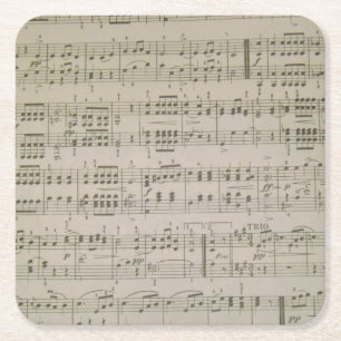 Dessous-de-verre Carré En Papier Dessous de verre de papier de Menuetto