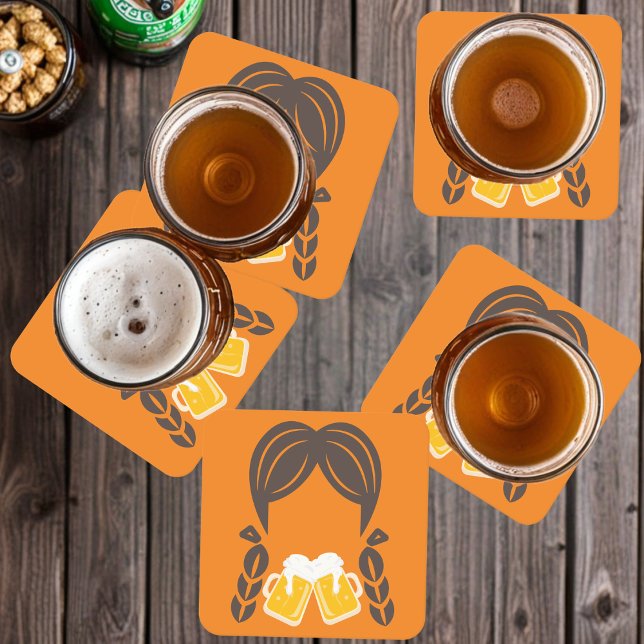 Dessous-de-verre Carré En Papier Dessous de verre du bon temps (Créateur téléchargé)