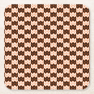 Dessous-de-verre Carré En Papier DESSOUS DE VERRE en papier Carré de KNIT ORANGE NO