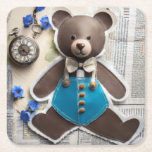 Dessous de verre en papier d'ours