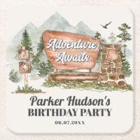 dessous de verre fête d'anniversaire du parc natio