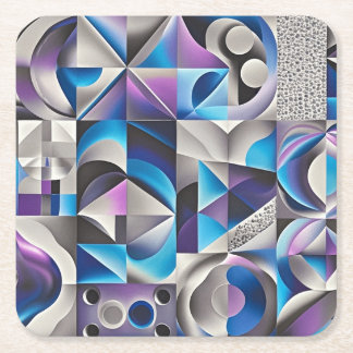 Dessous-de-verre Carré En Papier Dessous de verre funky