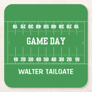 Dessous-de-verre Carré En Papier Dessous de verre GameDay Tailgate | Dessous de ver