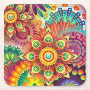 Dessous-de-verre Carré En Papier Dessous de verre papier