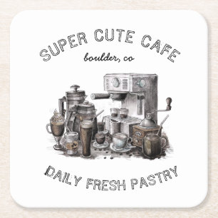 Dessous-de-verre Carré En Papier Dessous de verre papier