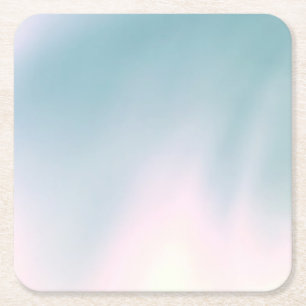 Dessous-de-verre Carré En Papier Dessous de verre papier aux tons doux