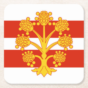 Dessous-de-verre Carré En Papier Dessous de verre papier Carré de Westmorland