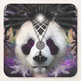 Dessous-de-verre Carré En Papier Dessous de verre SPACE PANDA