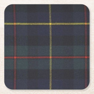 Dessous-de-verre Carré En Papier Dessous de verre Tartan Custom Carré