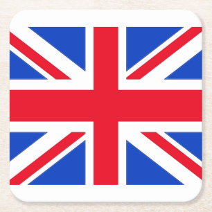 Dessous-de-verre Carré En Papier Dessous de verre Union Jack