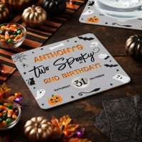 Deux effrayants ! Anniversaire Halloween 2 ans