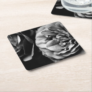 Dessous-de-verre Carré En Papier deux roses