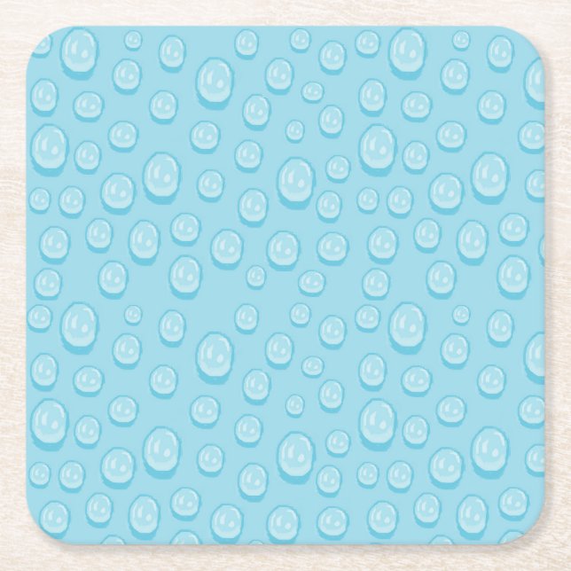 Dessous-de-verre Carré En Papier Dew drops (Devant)