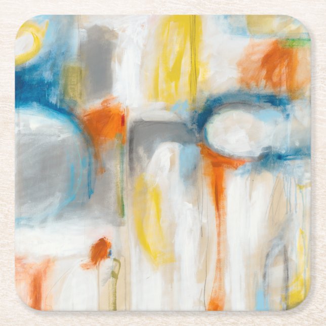 Dessous-de-verre Carré En Papier Direction I (Devant)