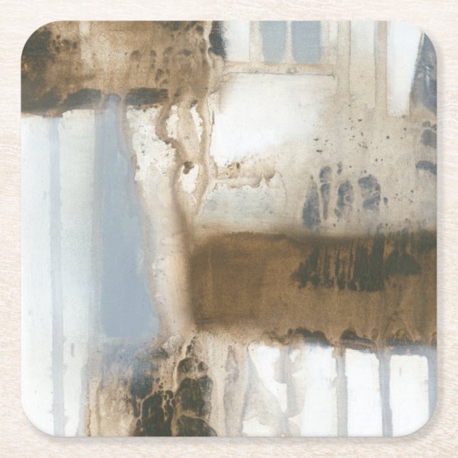 Dessous-de-verre Carré En Papier Disposition modulaire I (Devant)