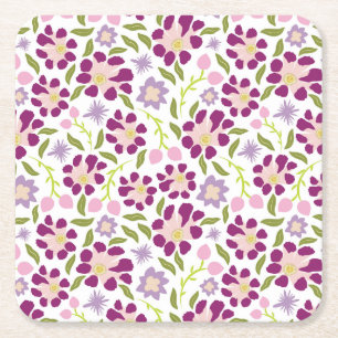 Dessous-de-verre Carré En Papier Ditsy floral