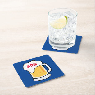 Dessous-de-verre Carré En Papier DO-IT-YOURSELF ! Bière Dessous de verre papier - C