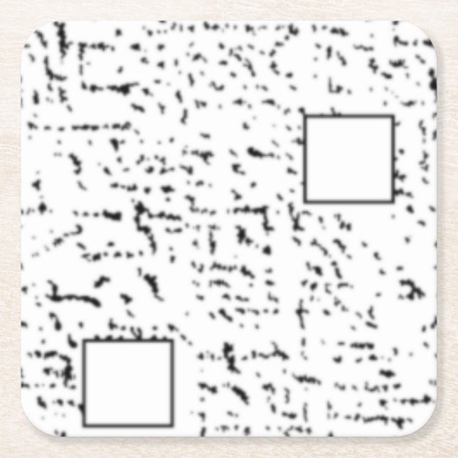 Dessous-de-verre Carré En Papier Dot, Vampire Grey Paper Coaster (Devant)